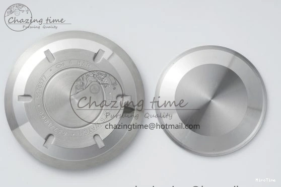 MIROTIME 0312 Bright Pilot Chrono SS AZF 1:1 Best Edition Green Dial on Brown Leather Strap A 7059